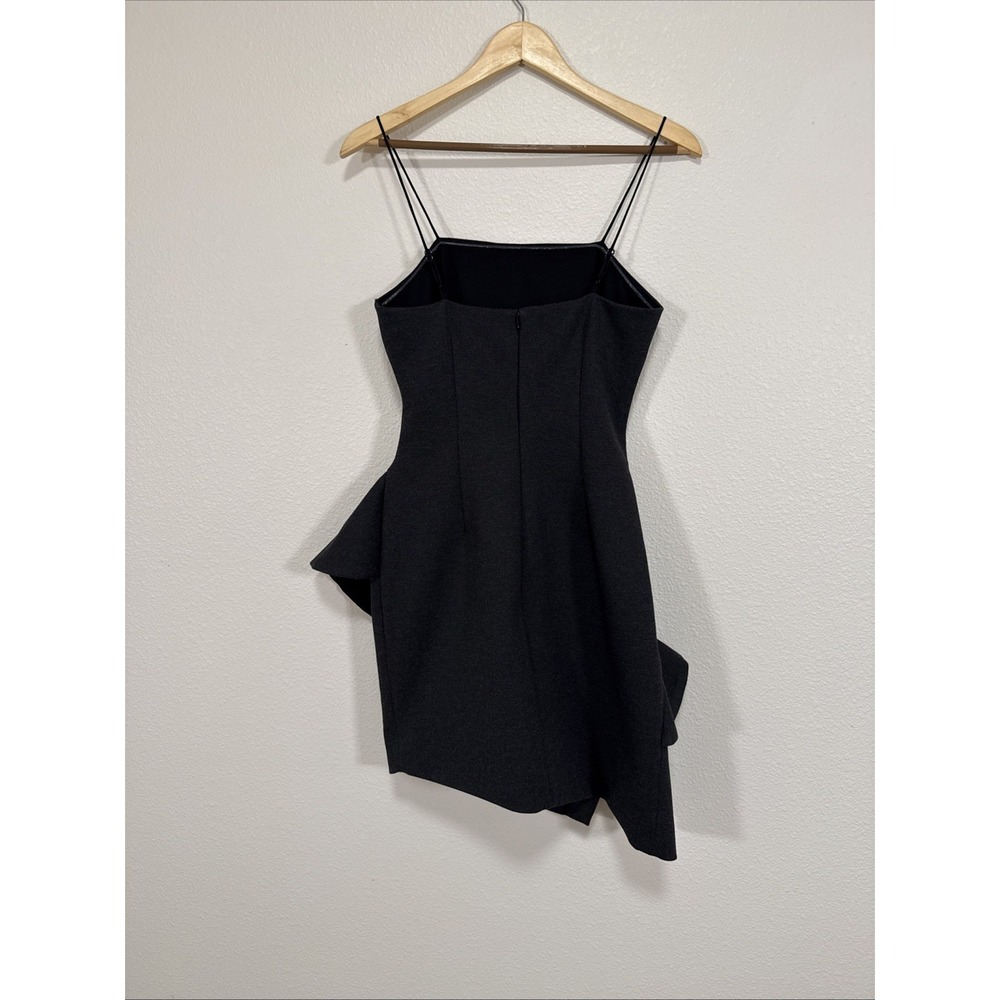 ELLIATT REVOLVE Little Black Dress Asymmetrical Ruffle Mini Small Cocktail Party - Picture 5 of 11
